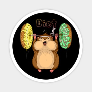 Diet Hamster Magnet